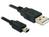 USB Kabel Delock A -> Mini-B St/St 1.00m sw