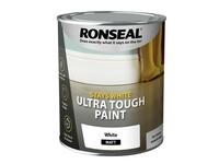 Stays White Ultra Tough Paint Matt White 750ml