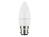 LED BC (B22) Opal Candle Non-Dimmable Bulb, Warm White 470 lm 5.2W