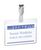 Durable Conference Clip Name Tag ID Badge Holders + Cards | 25 Pack | 60 x 90mm