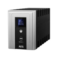 AEG UPS Protect A (3+1 IEC13) 1600VA (500 W) LINE-INTERAKTÍV szünetmentes, torony, LCD - USB/RS232, +DIN-adapter