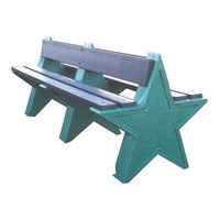 Star Bench - 6 Seater - Stone Effect Pale Granite
