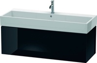 DURAVIT LC617904040 Waschtischunterbau L-CUBE 394 x 1184 x 459 mm schwarz hochgl