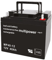 Multipower MP40-12 Blei-Akku 12 Volt