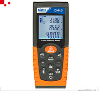 1009790 | DM40 Laser-Entfernungsmesser 0,05 bis 40m, für Abstand, Flächen, Volumen, Genauigkeit ±1,5 mm