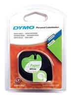 Dymo LetraTag Tape 12mm Paper White