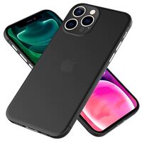 NALIA Ultra-Thin Hardcover compatible with iPhone 13 Pro Case, Translucent 0,3mm Ultra-Slim Matt Semi-Transparent Anti-Fingerprint Light-Weight, Extra Thin-Fit Protector Rugged ...