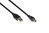 Anschlusskabel USB 2.0 EASY Stecker A an Mini B Stecker, schwarz, 3m. Good Connections®