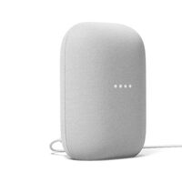 Nest Audio - Smart speaker - Wi-Fi Bluetooth App-controlled 2-way chalk Nest Audio, Google Assistant, Rectangle, Silver,