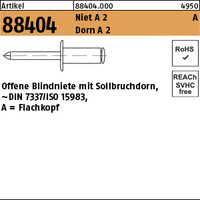 ART 88404 Blindniete A 2/A 2 FLAKO A 5 x 14 S