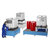 Cubeta colectora de acero para contenedores depósito IBC/KTC, para 1 contenedor de 1000 l, con recubrimiento en polvo azul RAL 5012.