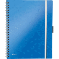 Notizbuch Wow Be Mobile A4 80 Blatt 80g/qm kariert blau