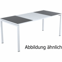 Schreibtisch HxBxT 75x160x80cm grau/anthrazit
