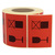 Versandaufkleber - Vorsicht zerbrechlich /Packstück nicht stapeln - 105 x 74 mm, 1.000 Warnetiketten, Papier rot
