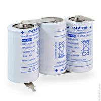Boîte(s) de 1 Batterie eclairage secours 3 VNT DH U COTE/COTE 3.6V 4Ah