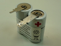 Pack(s) Batterie eclairage secours 2 x SC 2S1P ST1 T2 2.4V 1.6Ah FAST