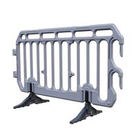 Plastic crowd control barrier