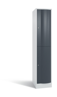 C+P Szafka dwupoziomowa Resisto, 1 przedział, H1950B396T640 mm