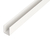 U-Profil, PVC weiß, LxBxHxS 2600 x 21 x 10 x 1 mm