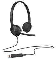H340 - Wired - Office/Call center - 20 - 20000 Hz - 100 g - Headset - Black