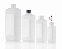 250 ml Square bottles HDPE without screw cap