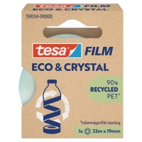 Átlátszó ragasztószalag Tesa Eco&Crystal, 19 mm x 33 m