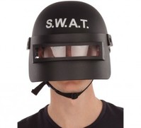 Casco de Policía SWAT para adultos de 59 cm T.Única
