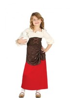 Disfraz de Posadera Medieval para niña 7-9A