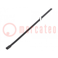 Cable tie; L: 200mm; W: 12.7mm; stainless steel AISI 304; 3115N