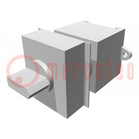 Switch: cam switch; Stabl.pos: 2; 16A; 0-1; for DIN rail mounting