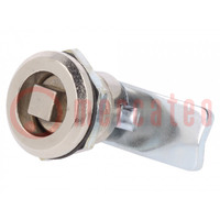 Lock; zinc and aluminium alloy; 13.5mm; Kind of insert bolt: KW6