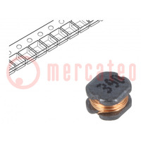Inductor: wire; SMD; 39uH; 1Ω; -40÷125°C; ±20%; 3x3.5x2.1mm; 500mA