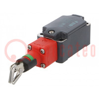 Safety switch: singlesided rope switch; NC x2 + NO; FP; -25÷80°C