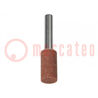 Grindingstone; 12mm; Mounting: rod 6mm; Kind of file: cylindrical