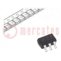Diode: Schottky switching; SMD; 70V; 70mA; SOT363; 5ns; reel,tape