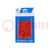 Cable tie; L: 100mm; W: 2.5mm; polyamide; 78.5N; red; 100pcs.