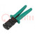 Tool: for crimping; terminals; SYM-001T-P0.6; 193mm; steel