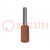 Grindingstone; 12mm; Mounting: rod 6mm; Kind of file: cylindrical