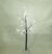 Artificial LED Snowy Twig Tree - 125cm, White, Pre-Lit