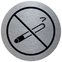 Piktogramm rund, verschiedene Symbole, Durchm.: 7,0 cm, inkl. Klebepad Version: 08 - Rauchen verboten