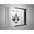SlideFix Türschild A5 Querformat schwarz, Größe (BxH): 21,0 x 15,0 cm, DIN A5, Acrylglasscheibe mit Aluminiumrahmen und seitlichem Einschub