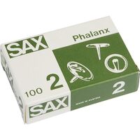 Produktbild zu SAX puntine Phalanx no°4 14 mm nichelati / 100 pezzi