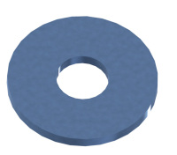Schraubengrafik - Karosseriescheiben Stahl verzinkt Blau chromatiert