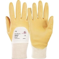 GANTS DE PROTECTION KCL 105 09 100% TRICOT COTON AVEC COUCHE EN NITRILE EN 388 RISQUES MECANIQUES 2111 TAILLE 9 (L)