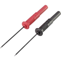 JEU DE POINTES DE TOUCHE DE SÉCURITÉ VOLTCRAFT VC-8015055 FEMELLE 4 MM CAT II 300 V NOIR, ROUGE 1 SET