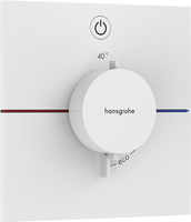 HANSGROHE SHOWERSELECT COMFORT E, TERMOSTATO EMPOTRADO , GRIFO CON BOTÓN DE SEGURIDAD (SAFETYSTOP) A 40 °C, TERMOSTATO RECTANGUL
