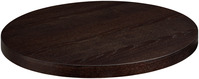 Tischplatte Sumba rund; 80 cm (Ø); esche nussbaum gebeizt; rund