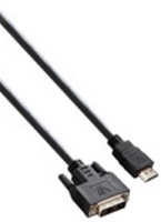 V7 V7E2HDMIDVID-02M video kabel adapter 2 m DVI-D HDMI Zwart