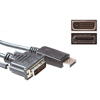 ACT AK3989 Videokabel-Adapter 0,5 m DisplayPort DVI-D