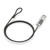 AISENS ASLK-D50N05-BK câble antivol Noir 1,5 m